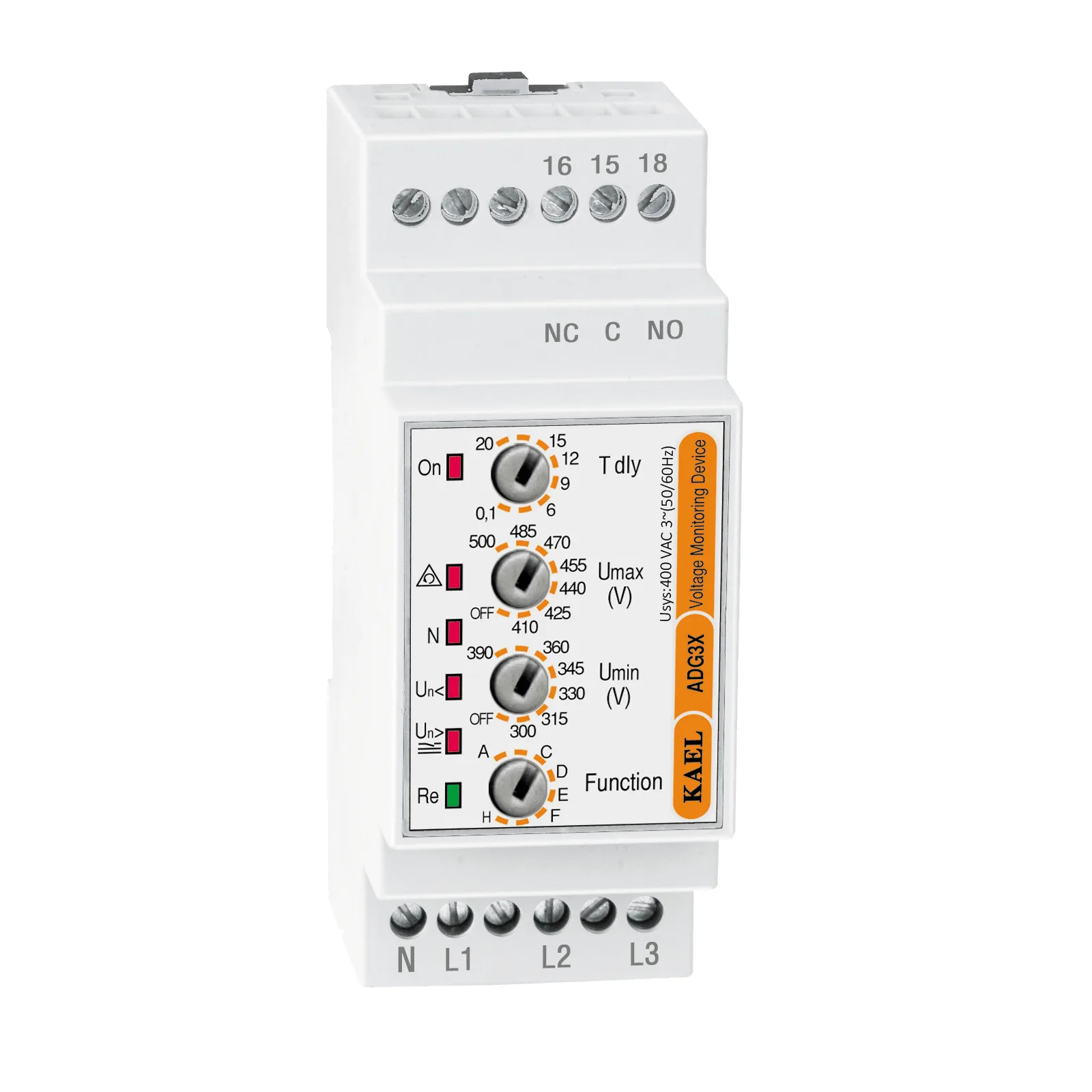 Rờ Le Bảo Vệ Mất Pha Thấp Áp Quá Áp Kael ADG3X