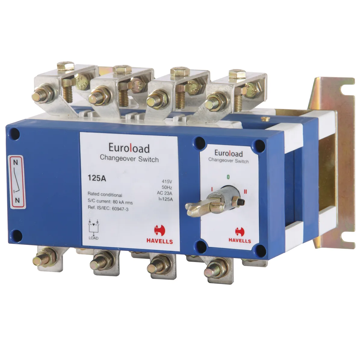 Aptomat CB Đảo Nguồn MTS Havells 4P 125A IHCNFO0125