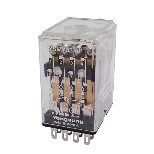 Rờ Le Trung Gian 14 Chân Dẹp 230VAC Yongsung YSMY03-4P230A