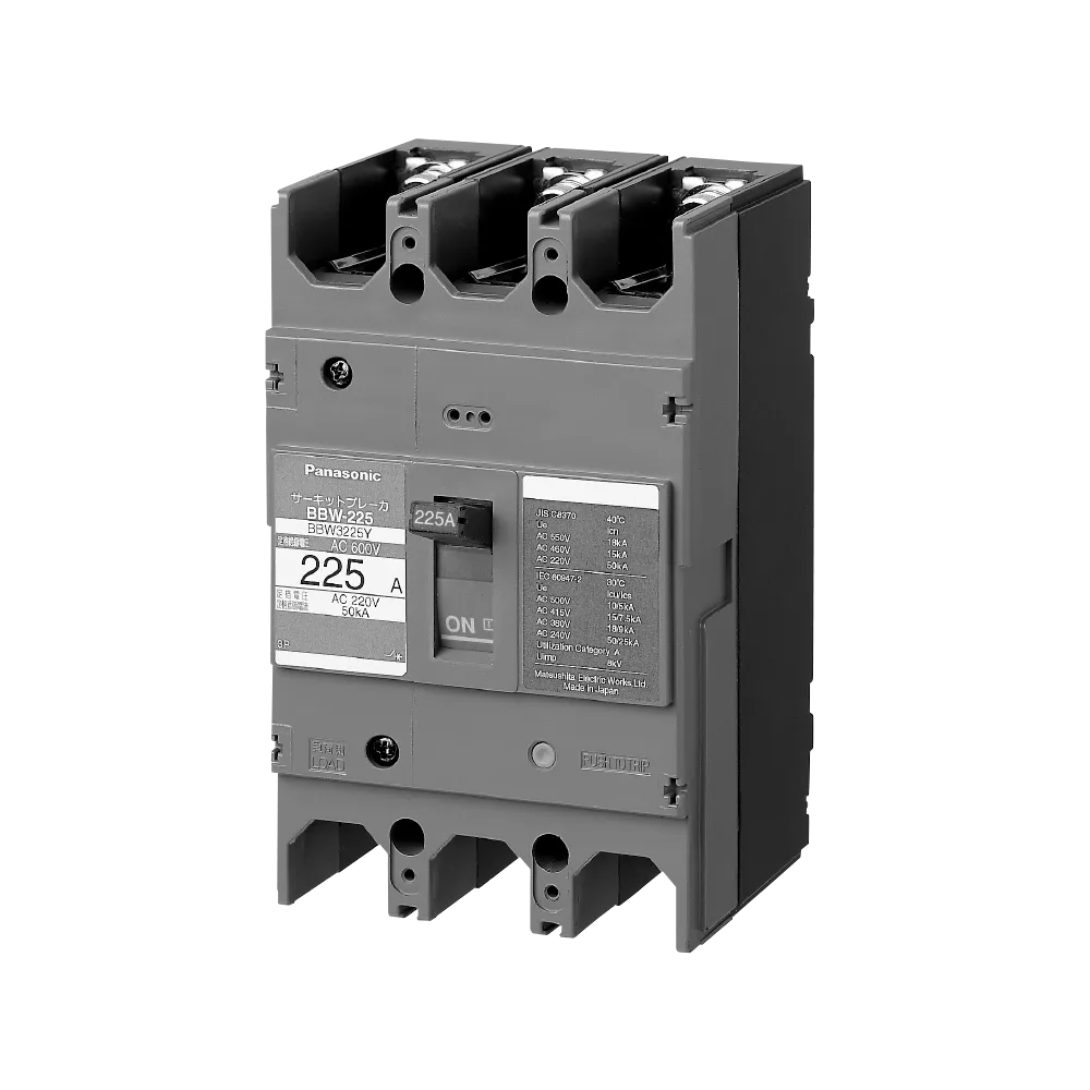 Aptomat MCCB Khối Panasonic 3P 225A BBW3225KY