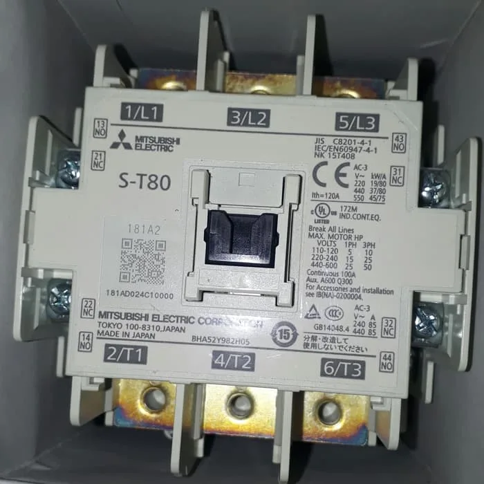 Khởi Động Từ Contactor Mitsubishi 3P 80A S-T80