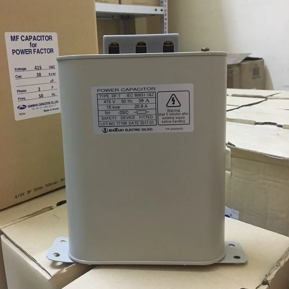Tụ Bù Hạ Thế Capacitor Shizuki 3P 415V RF-T 15kVar