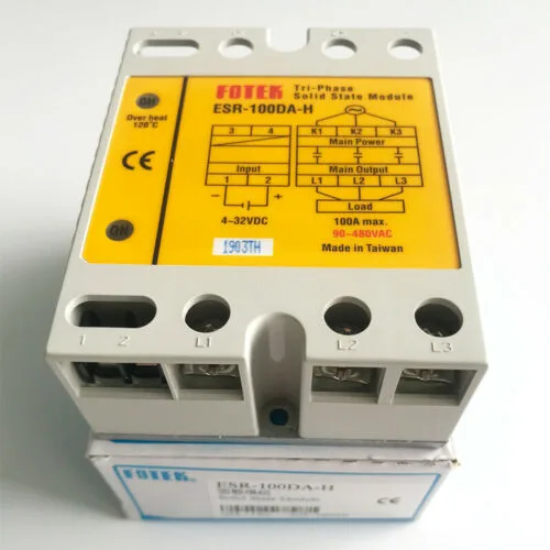Rờ Le Bán Dẫn Soild State 3P 100A Fotek ESR-100DA-H