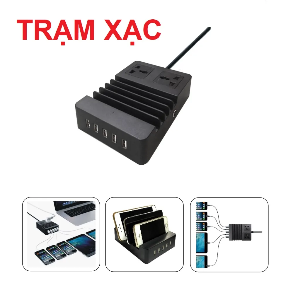 Trạm Xạc Điện Thoại Thông Minh Lioa 2D22N5USB