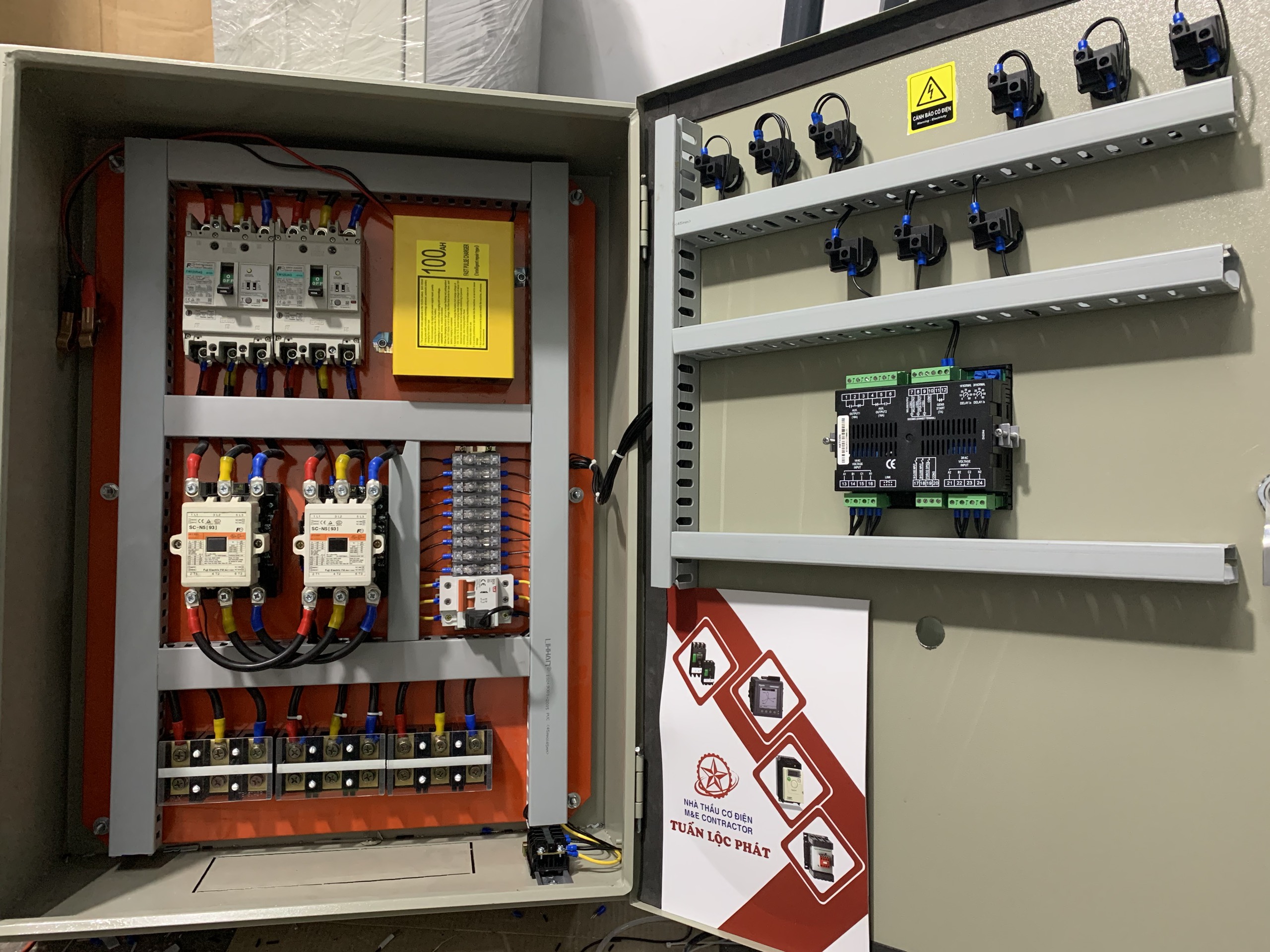 Hướng Dẫn Làm Bộ Chuyển Đổi Nguồn Tự Động ATS Từ 2 Khởi Động Từ Contactor