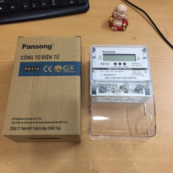 Công Tơ Điện 1 Pha Pansong PS178