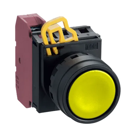 Nút Nhấn Vàng Push Button Idec D22 YW1B-M1E01Y