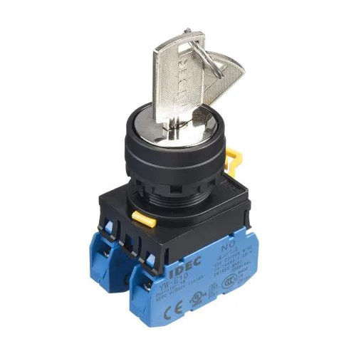 Công Tắc Gạt 2 Vị Trí Có Khoá Xoay Tự Giữ 1NO IDEC YW1K-2AE10