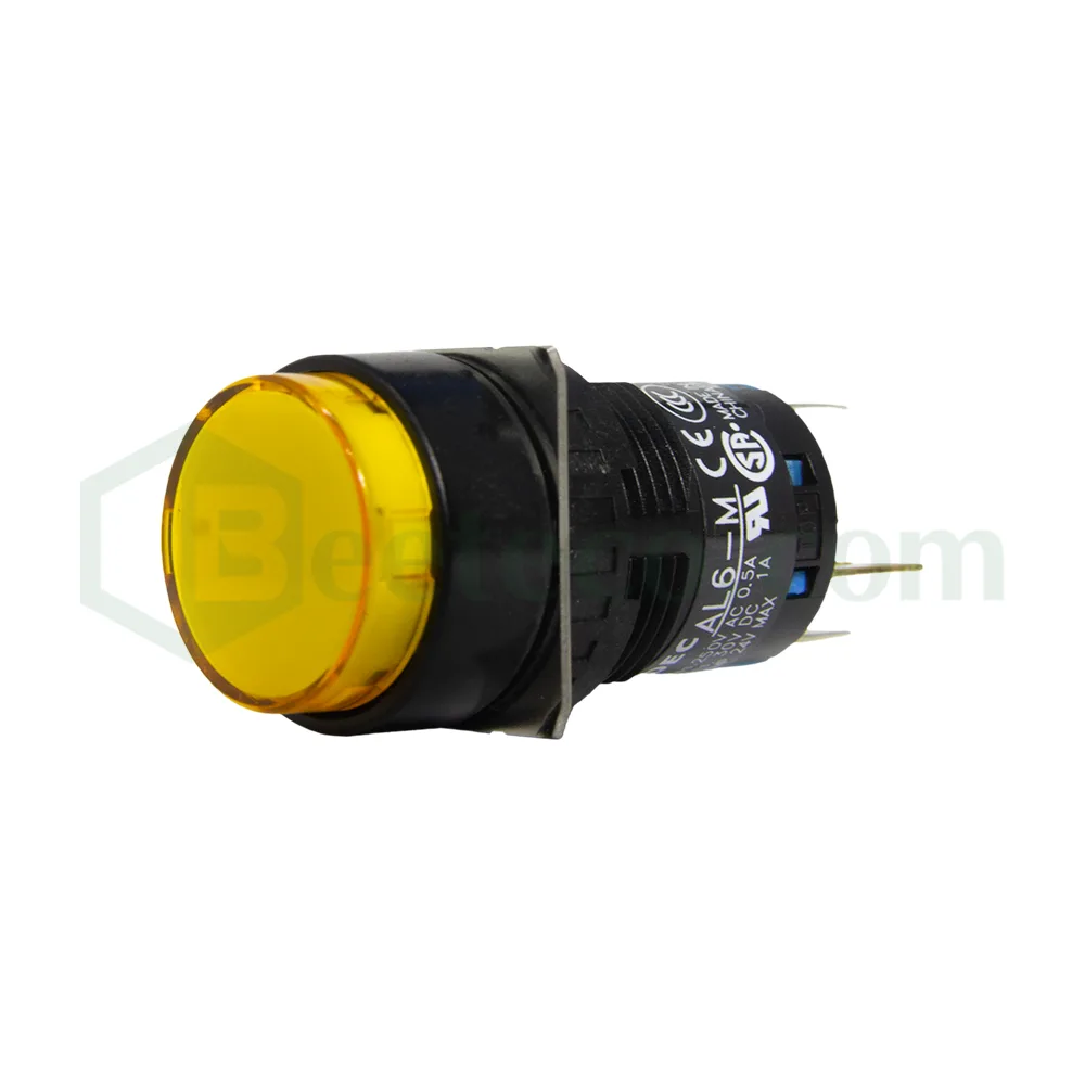 Nút Nhấn Tròn Có Đèn IDEC AL6M-M14YC