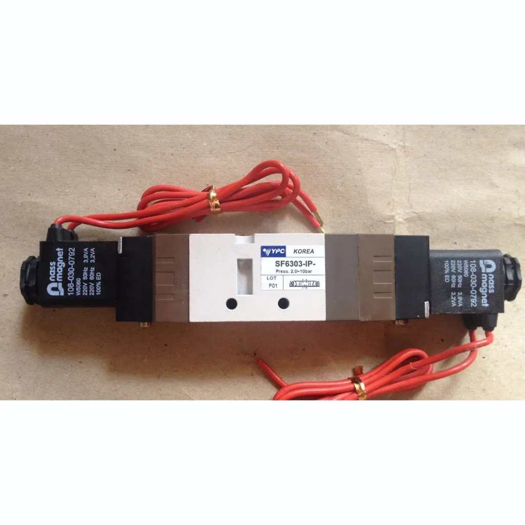 Van 5 Cửa 3 Vị Trí, 2Coil, Ren 1/2″ YPC SF6303-IP-SG2-A2