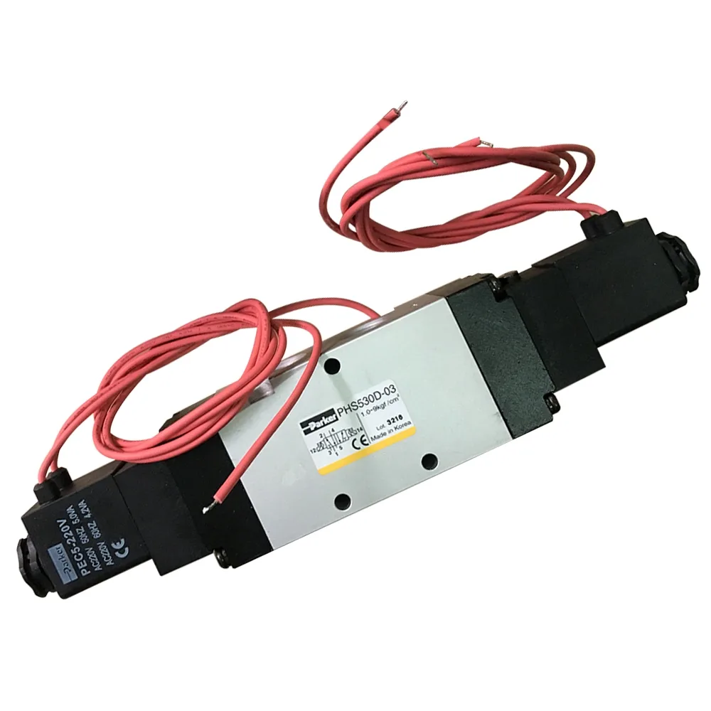 Van Điện Từ 5 Cửa, 2 Vị Trí, Ren 17 PARKER PHS-530D-03-220V