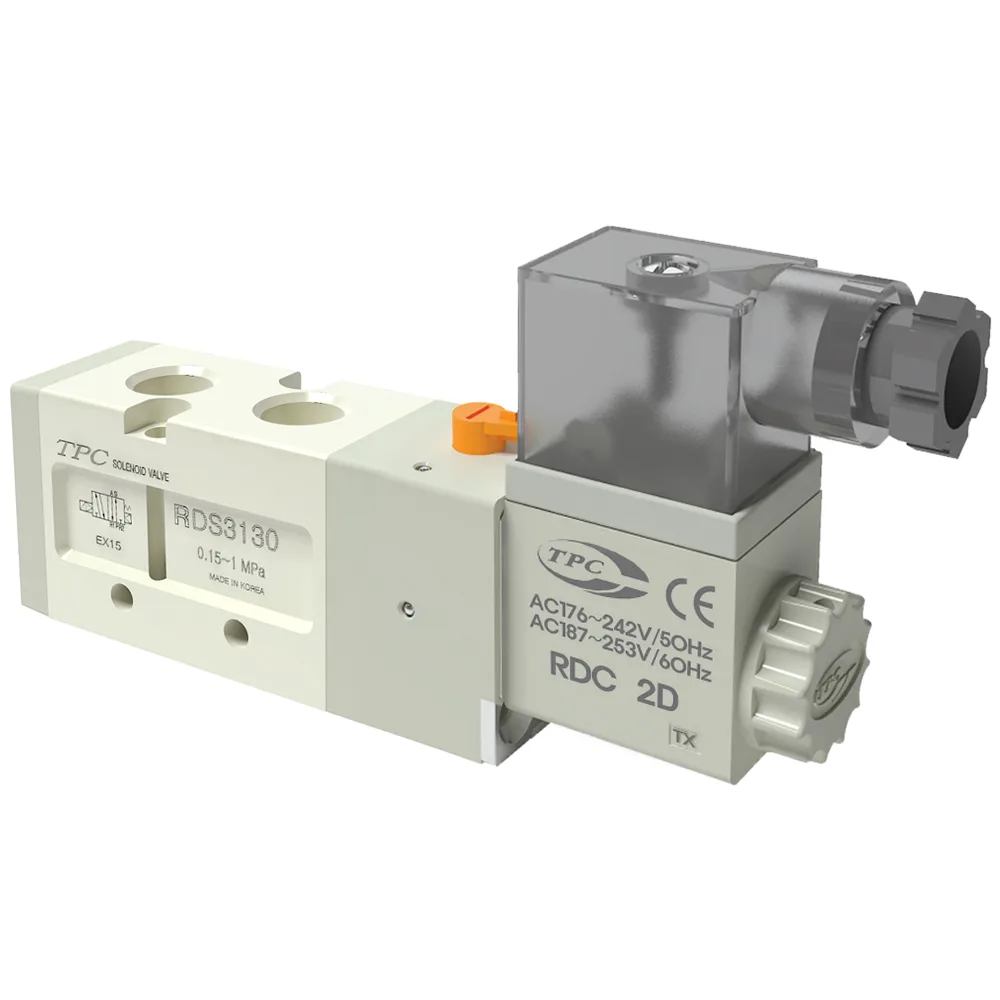 Van Khí 5 Cửa, 2 Vị Trí, 1 Coil Ren 1/4″ TPC RDS3130-(1/2/5)D-02