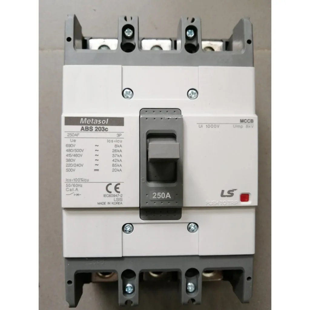 Aptomat MCCB Loại Khối LS 3P 250A ABS203c