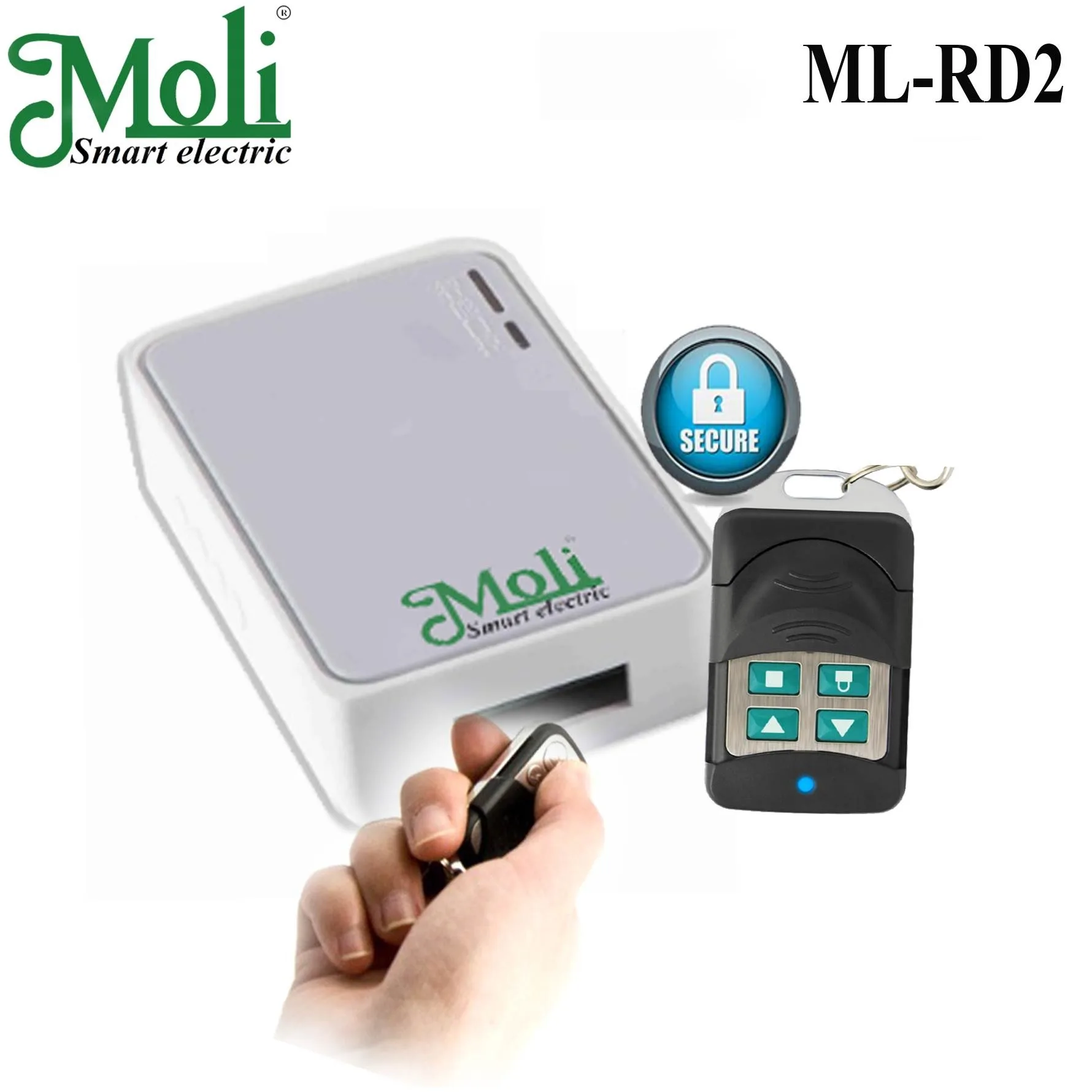 Bộ Điều Khiển Cửa Cổng Từ Xa Bằng Remote Moli ML-RD2
