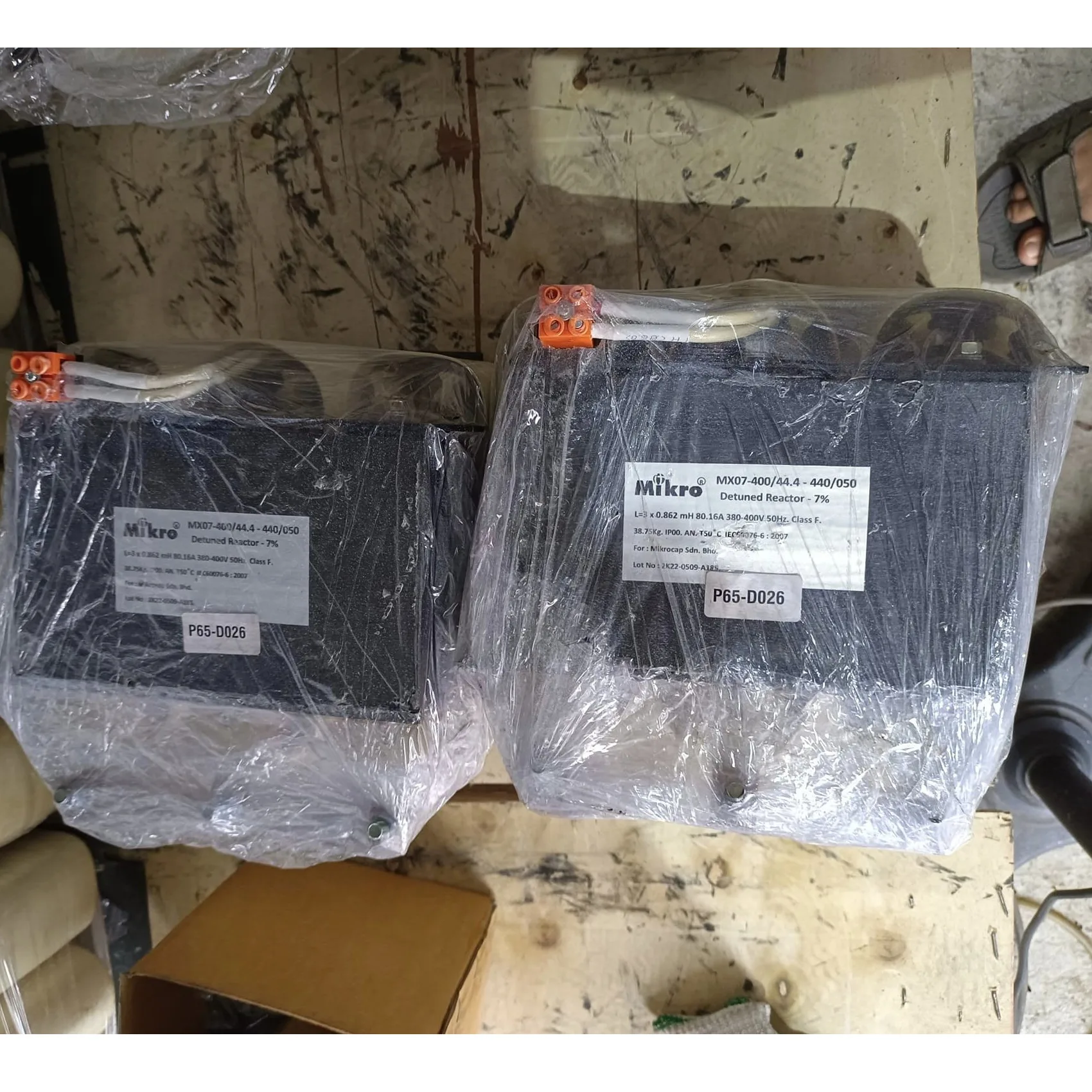 Cuộn Kháng Reactor Lọc Sóng Hài 7% Mikro 440V 100Kvar MX07-440-100