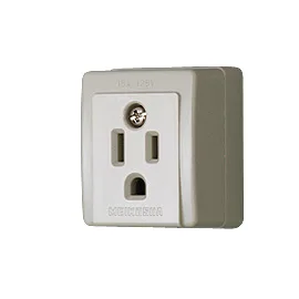 Ổ Cắm Đơn 3 Chấu Meikosha 15A ME2726W