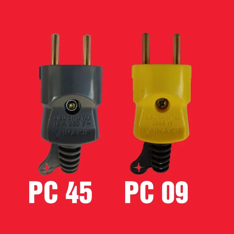 Phích Cắm Chịu Tải Vinakip 3000W PC09 PC45