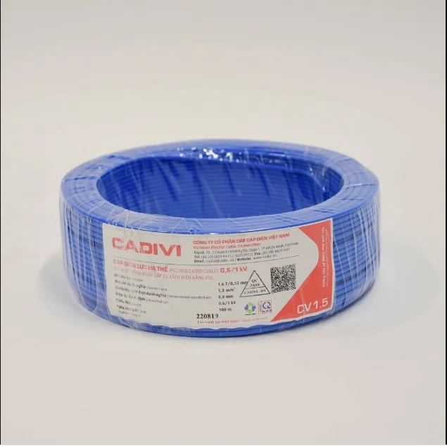 Dây Điện Đơn Cadivi PVC/Cu CV1.5