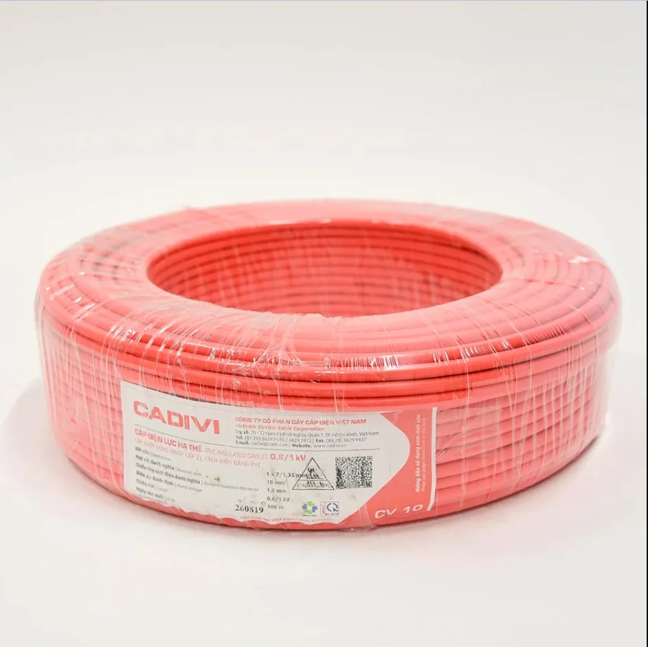 Dây Điện Đơn Cadivi PVC/Cu CV10