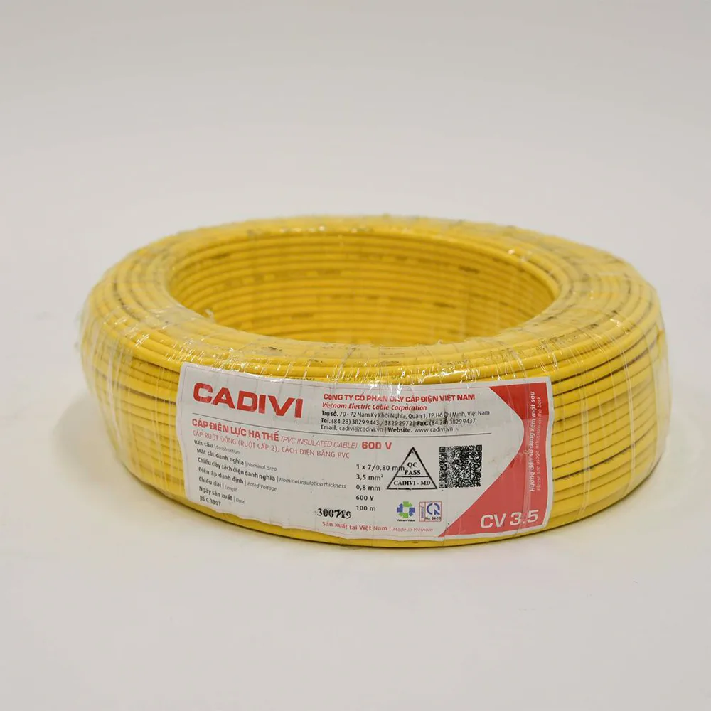 Dây Điện Đơn Cadivi PVC/Cu CV3.5