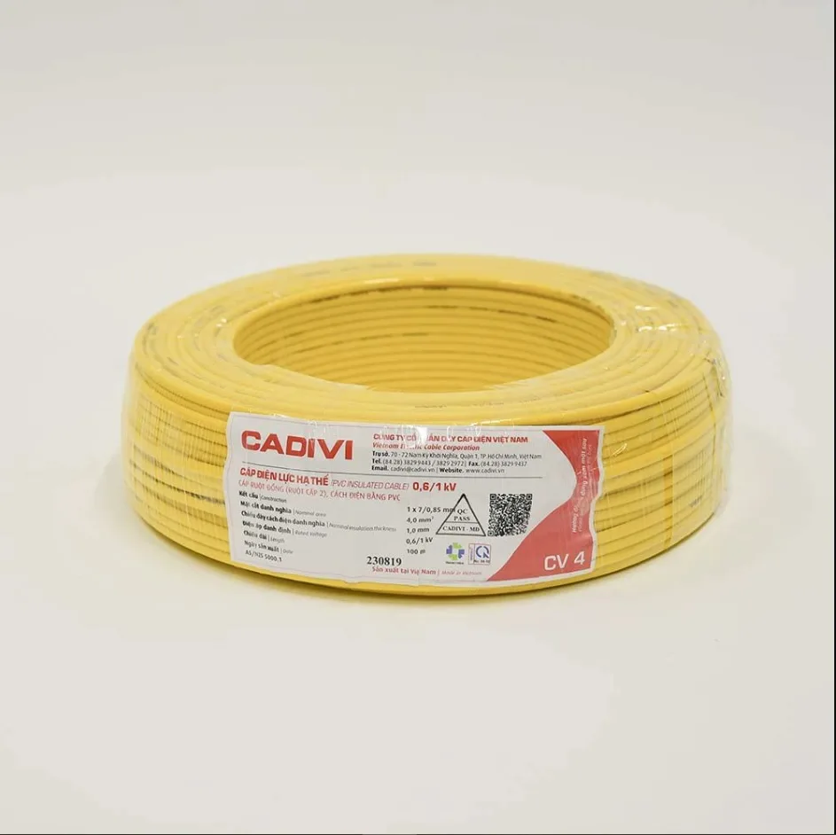 Dây Điện Đơn Cadivi PVC/Cu CV4.0
