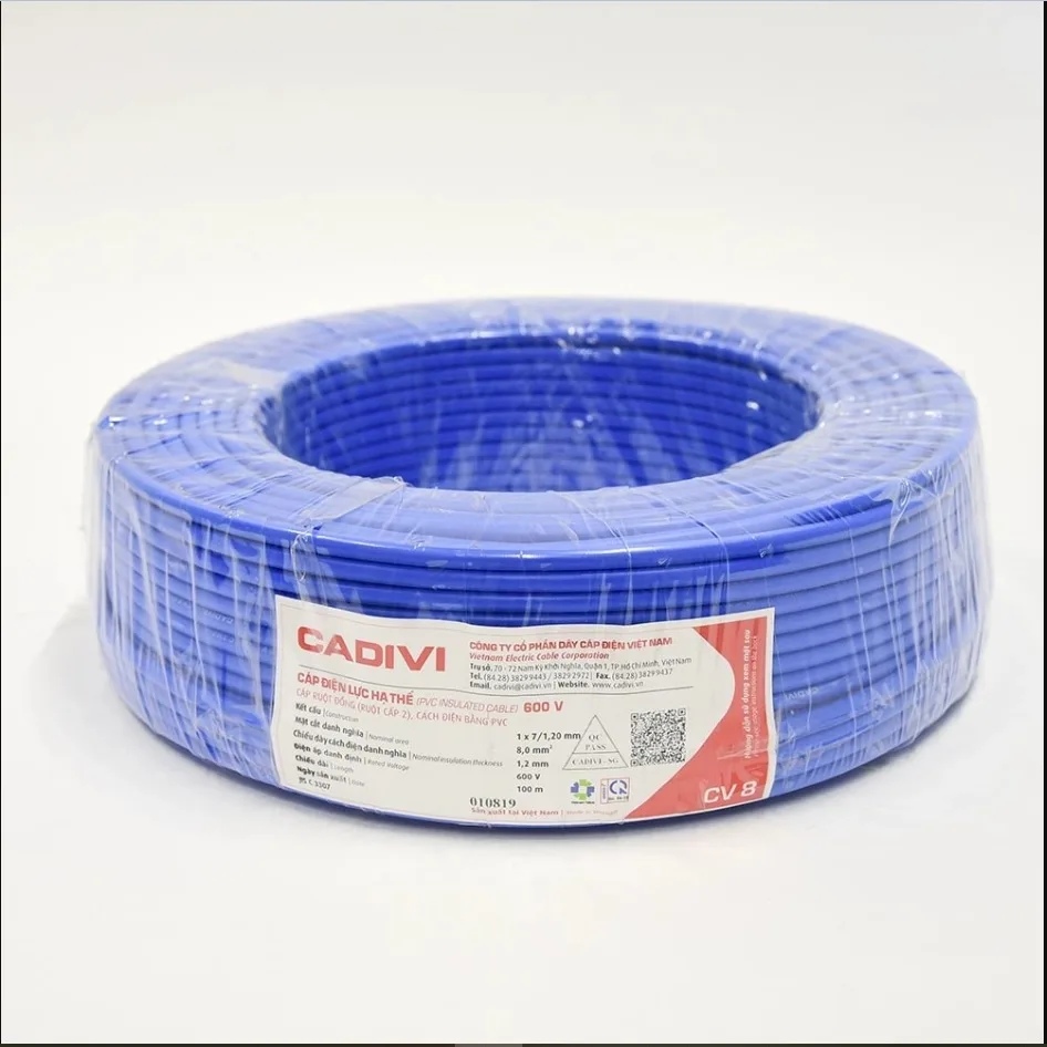 Dây Điện Đơn Cadivi PVC/Cu CV8.0