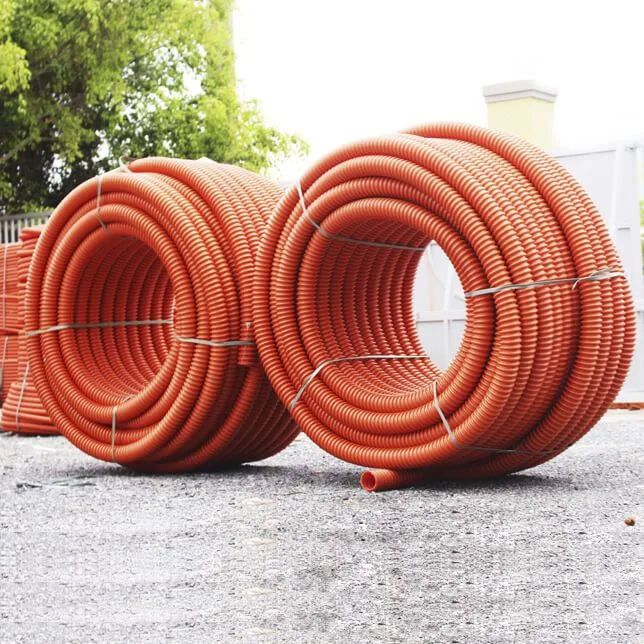 Ống Nhựa Gân Xoắn Luồn Dây Điện HDPE Phi 30/40mm
