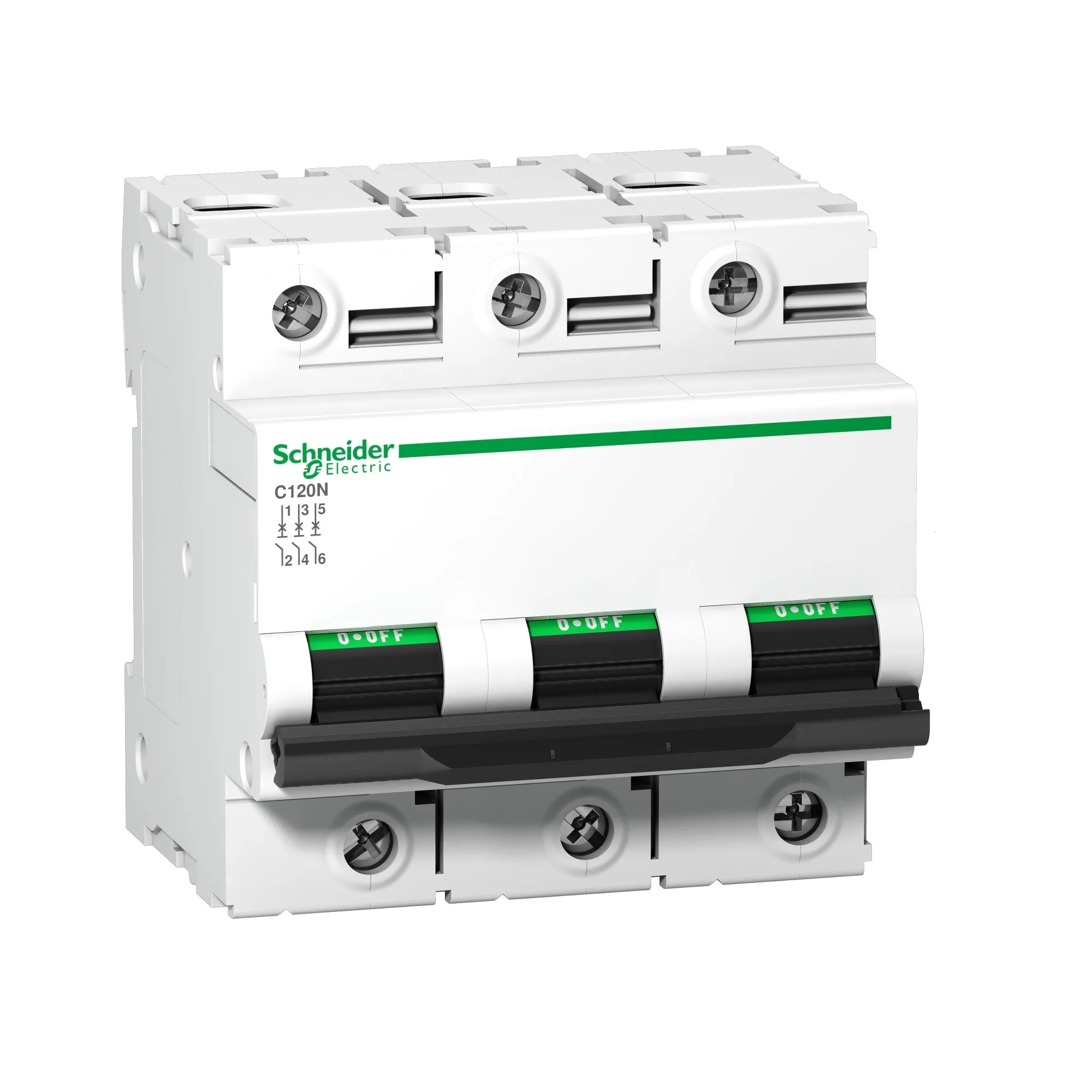 Aptomat MCB Tép Schneider 3P 100A A9N18367
