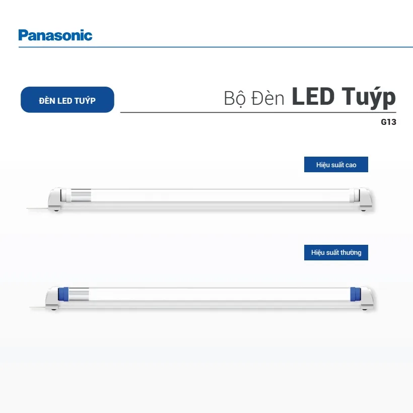 Bộ Đèn Led Tuýp Panasonic 8W 600mm NNP82957021
