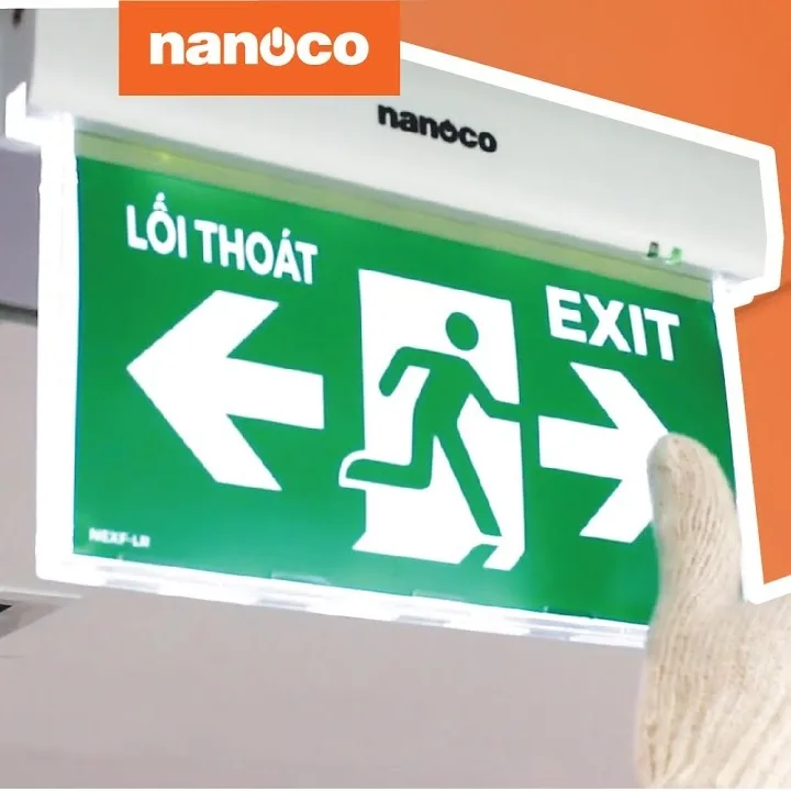 Đèn Led Khẩn Cấp Exit Nanoco NEX2108C