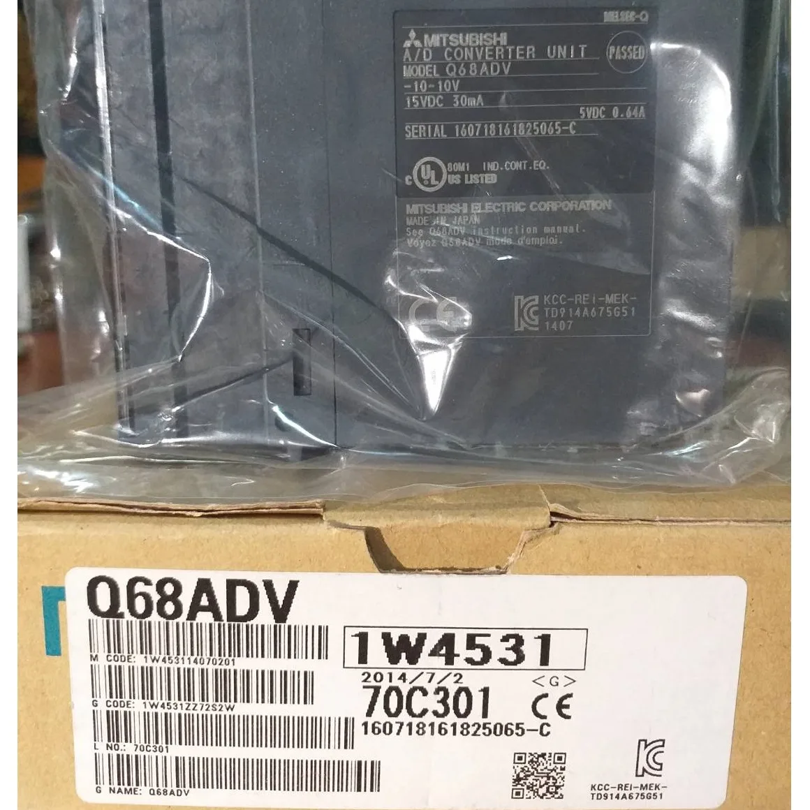 Modul Input Analog PLC Mitsubishi Q68ADV