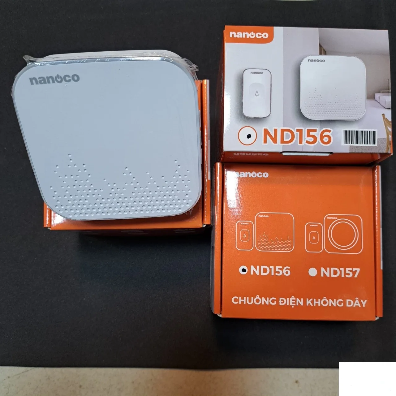 Bộ Chuông Cửa Không Dây Nanoco ND156