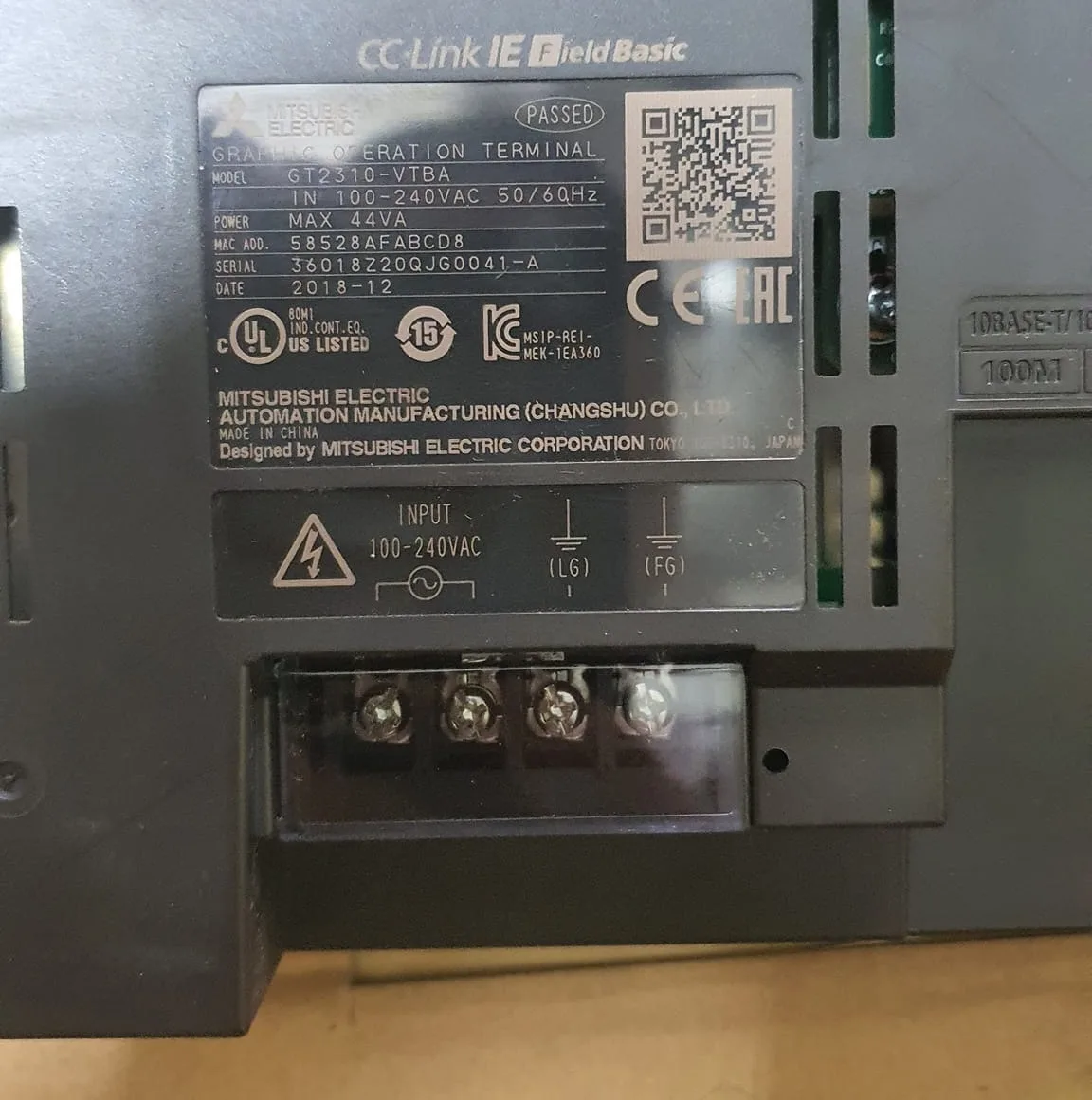 Màn Hình Lập Trình Điều Khiển HMI Mitsubishi GT2310-VTBA