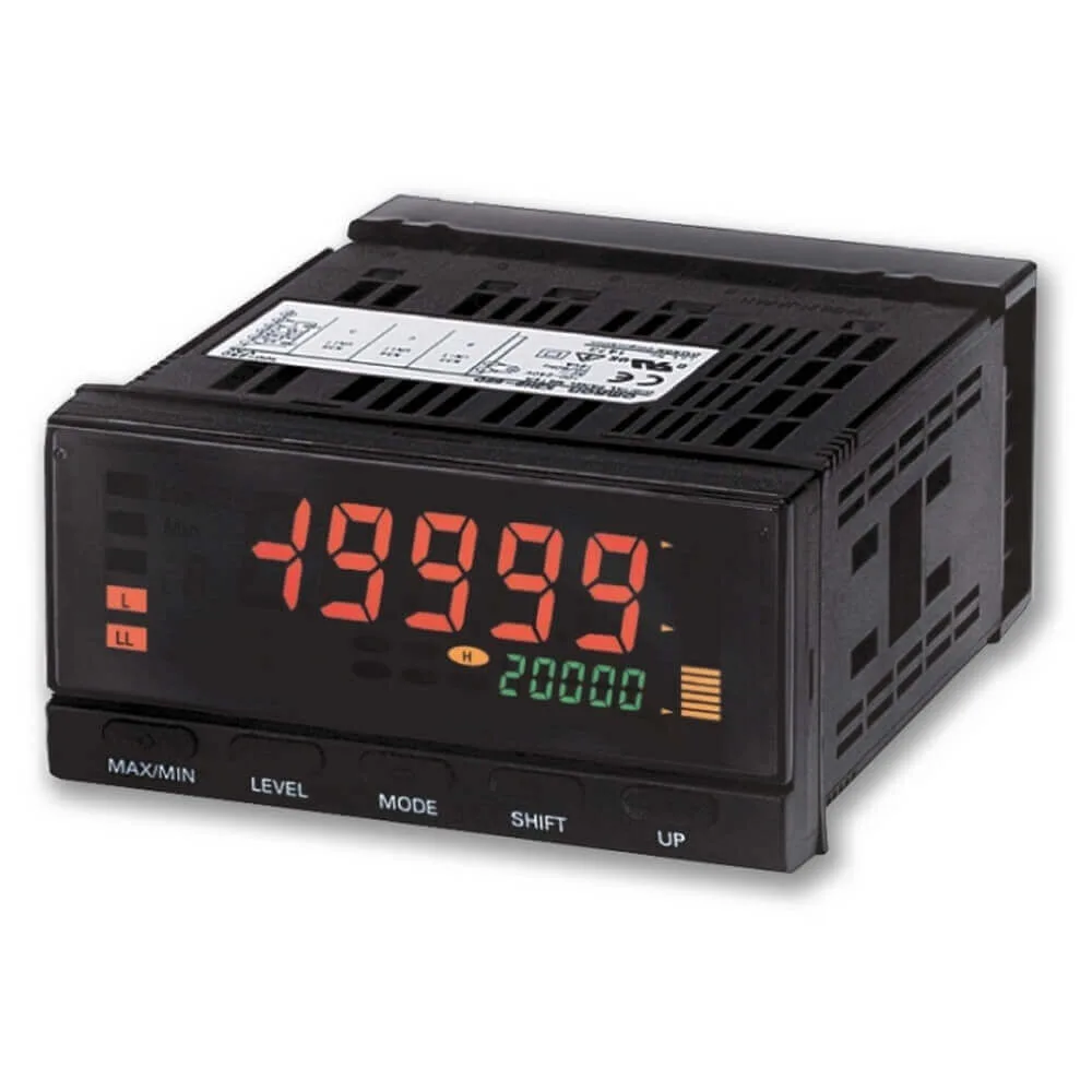 Đồng Hồ Hiển Thị Dòng mA DC Omron K3HB-XAD