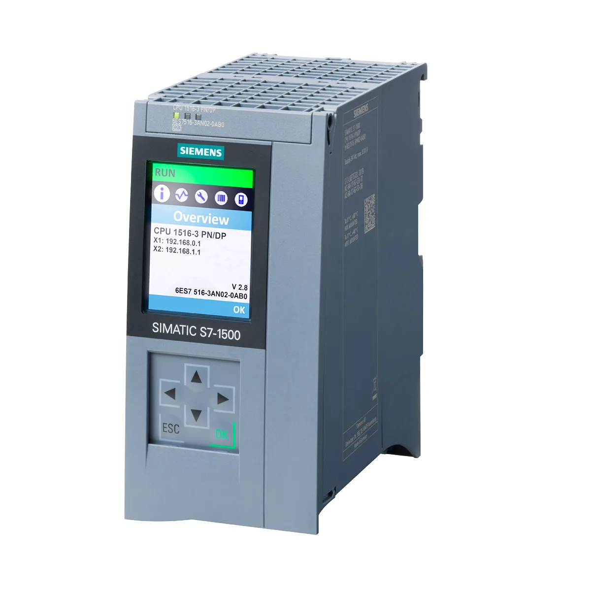 Bộ Lập Trình Điều Khiển PLC S7-1500 Siemens 6ES7516-3AN02-0AB0
