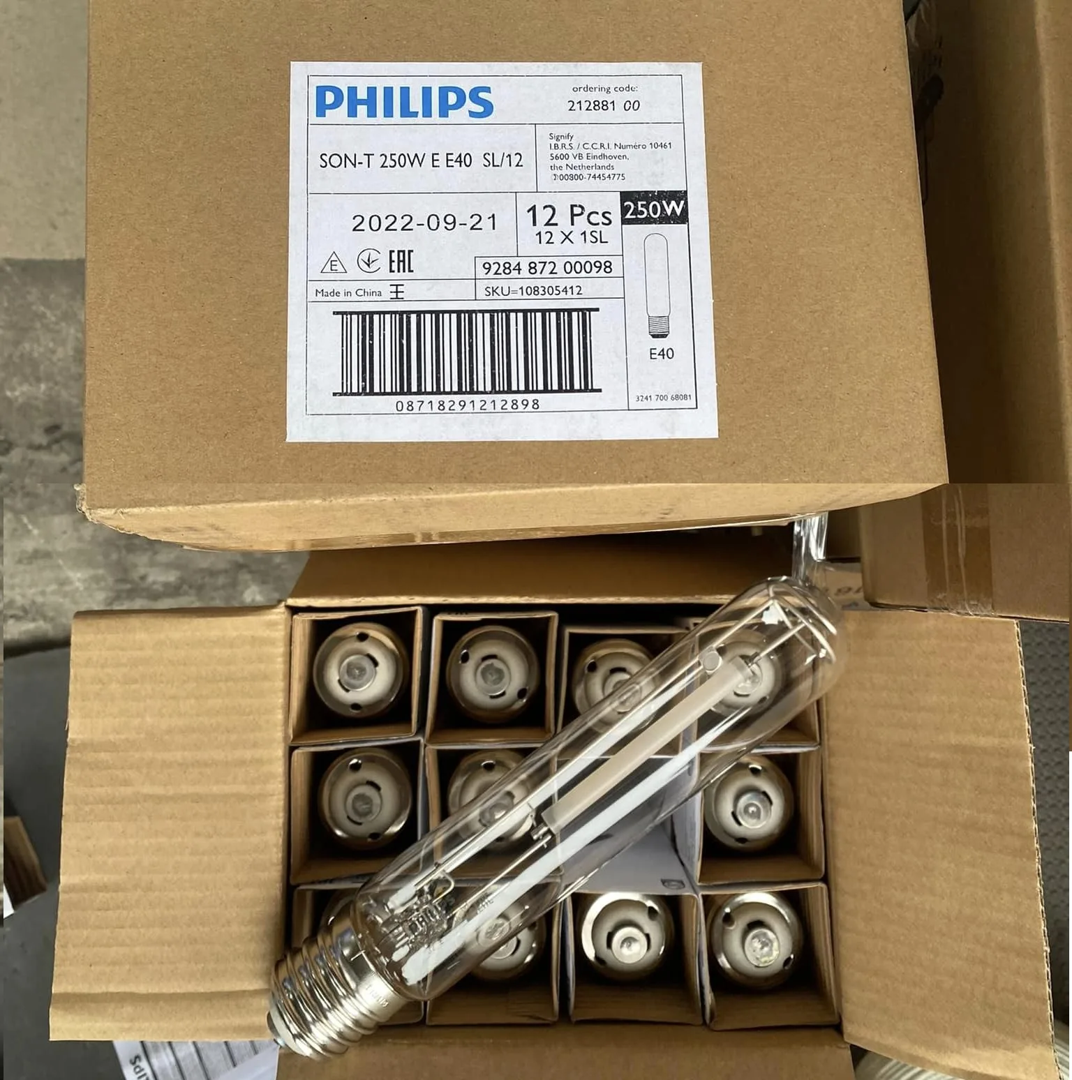 Bóng Đèn Cao Áp Sodium SON Philips SON-T 250W