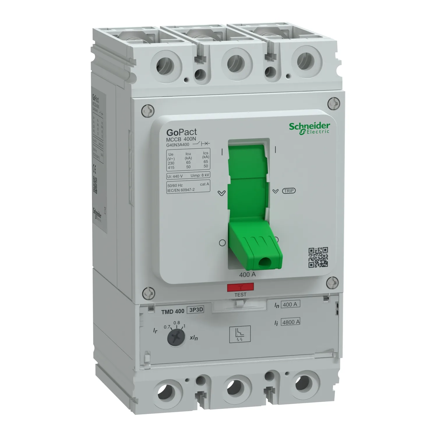 Aptomat MCCB Schneider Gopact 3P 280-400A G40F3A400