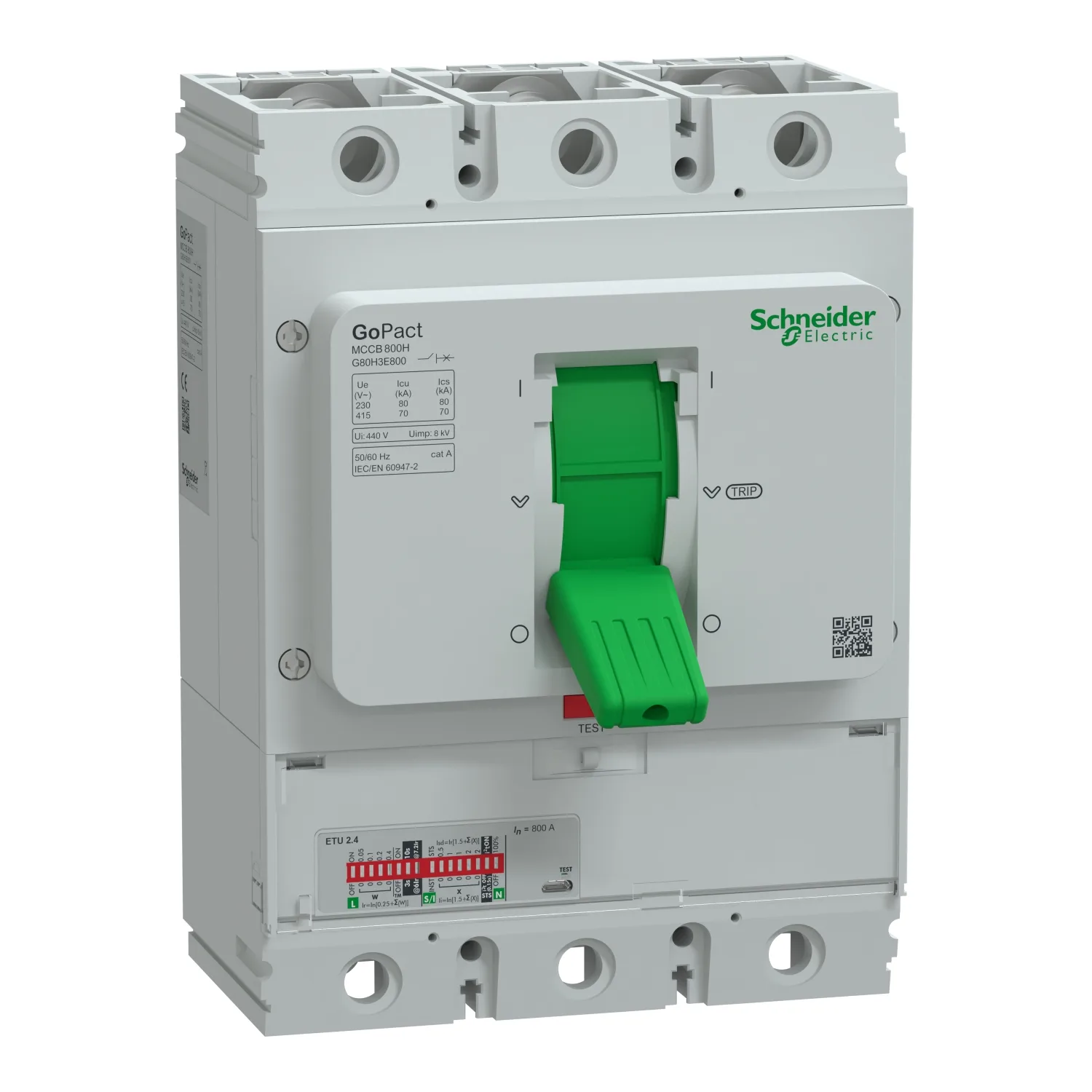 Aptomat MCCB Schneider Gopact 3P 560-800A G80H3E800