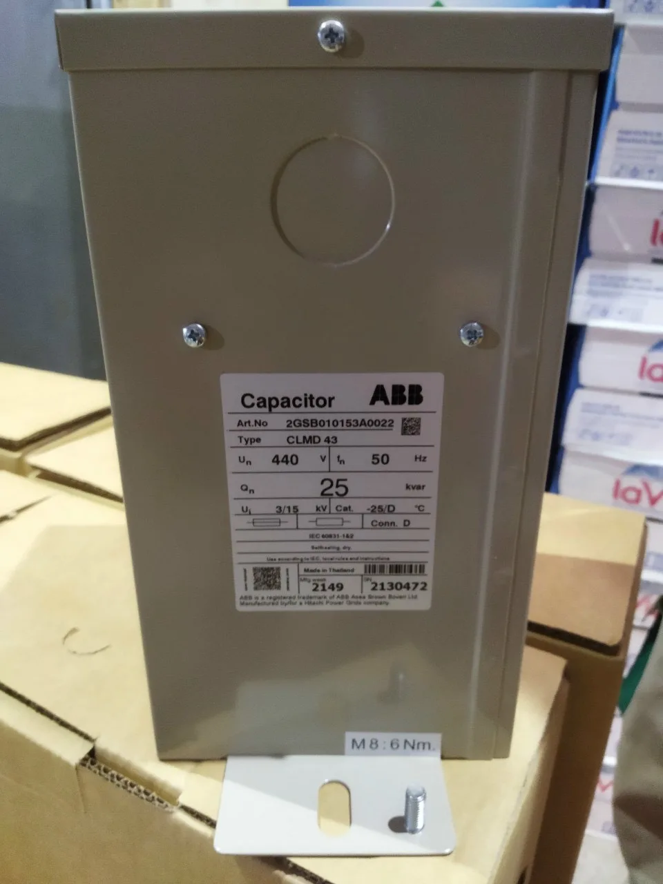 Tụ Bù Capacitor ABB CLMD43 20kVar 2GSB010150A0022
