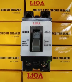 Aptomat CB Cóc Đen Lioa MCCB2P2E 20A
