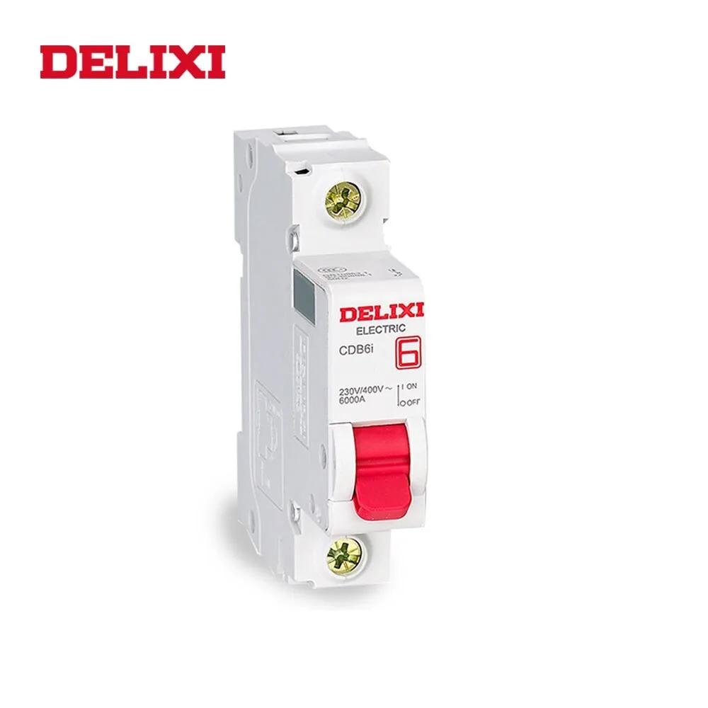 Aptomat MCB Delixi 1P 16A 6kA CDB6i1C16