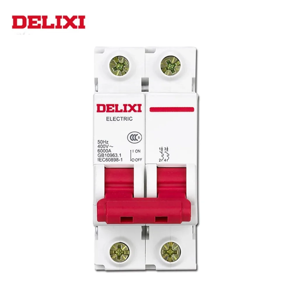 Aptomat MCB Delixi 2P 10A 6kA CDB6i2C10