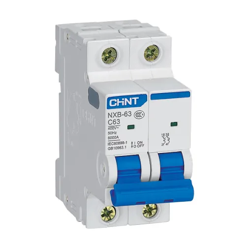 Aptomat MCB Tép Chint 2P 10A NXB-63