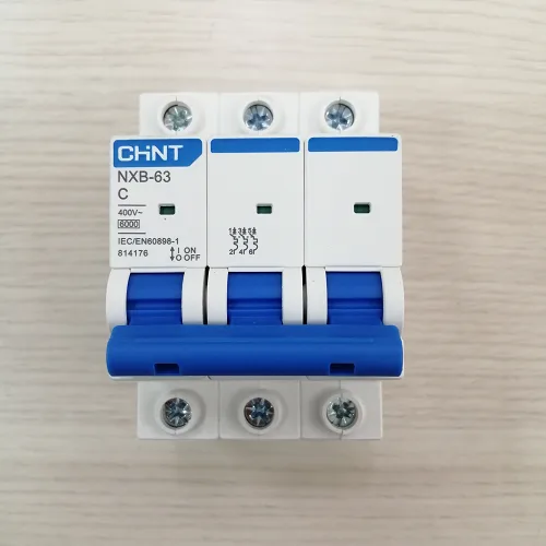Aptomat MCB Tép Chint 3P 10A NXB-63