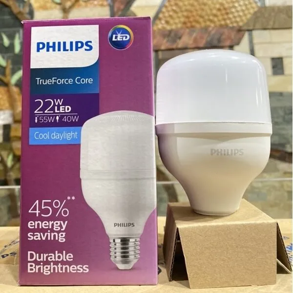 Bóng Led Bulb Trụ Philips TForce Core 22W