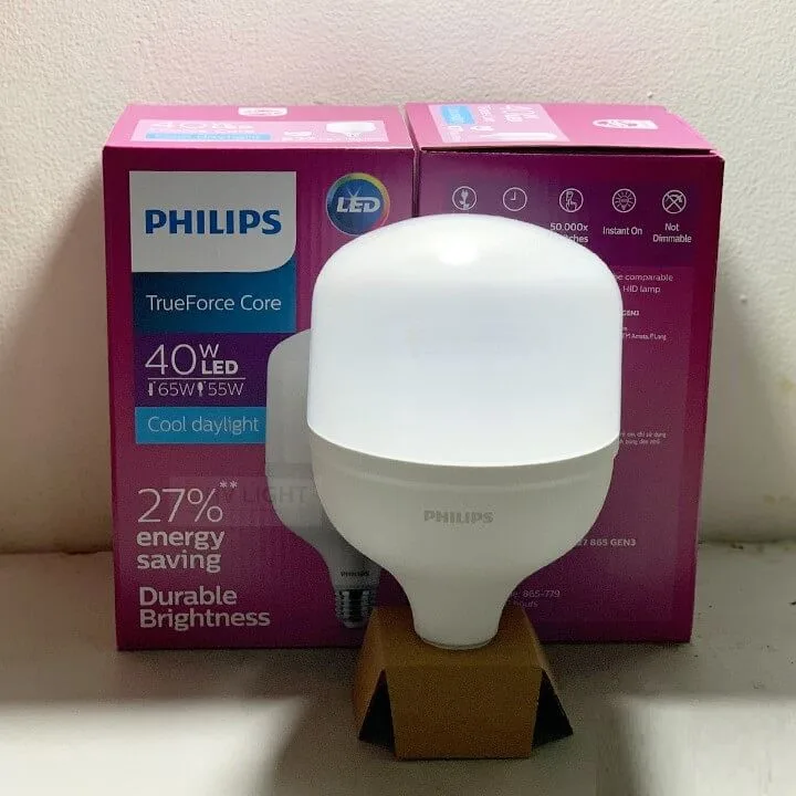 Bóng Led Bulb Trụ Philips TForce Core 40W