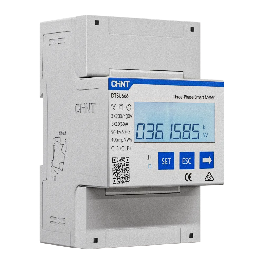 Công Tơ Điện Đo Tiêu Thụ Điện Chint 3P 380V DTSU666