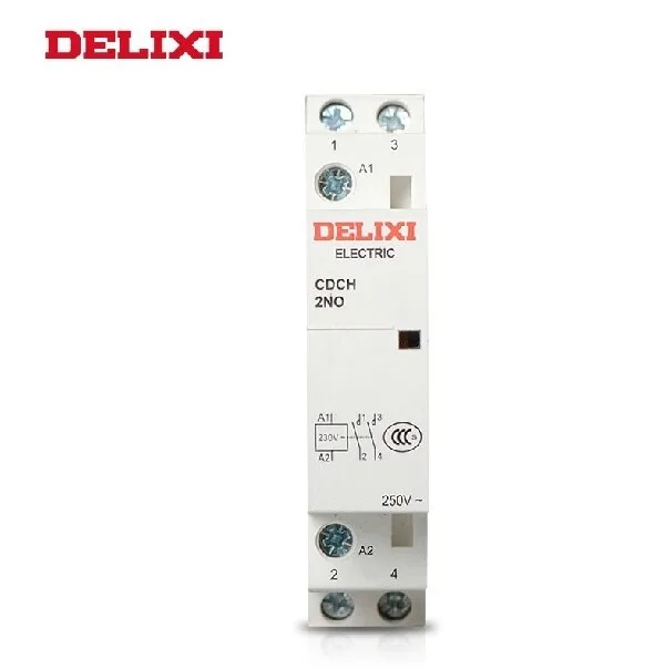 Khởi Động Từ Contactor Tép Delixi 2P 16A CDCH6i16220