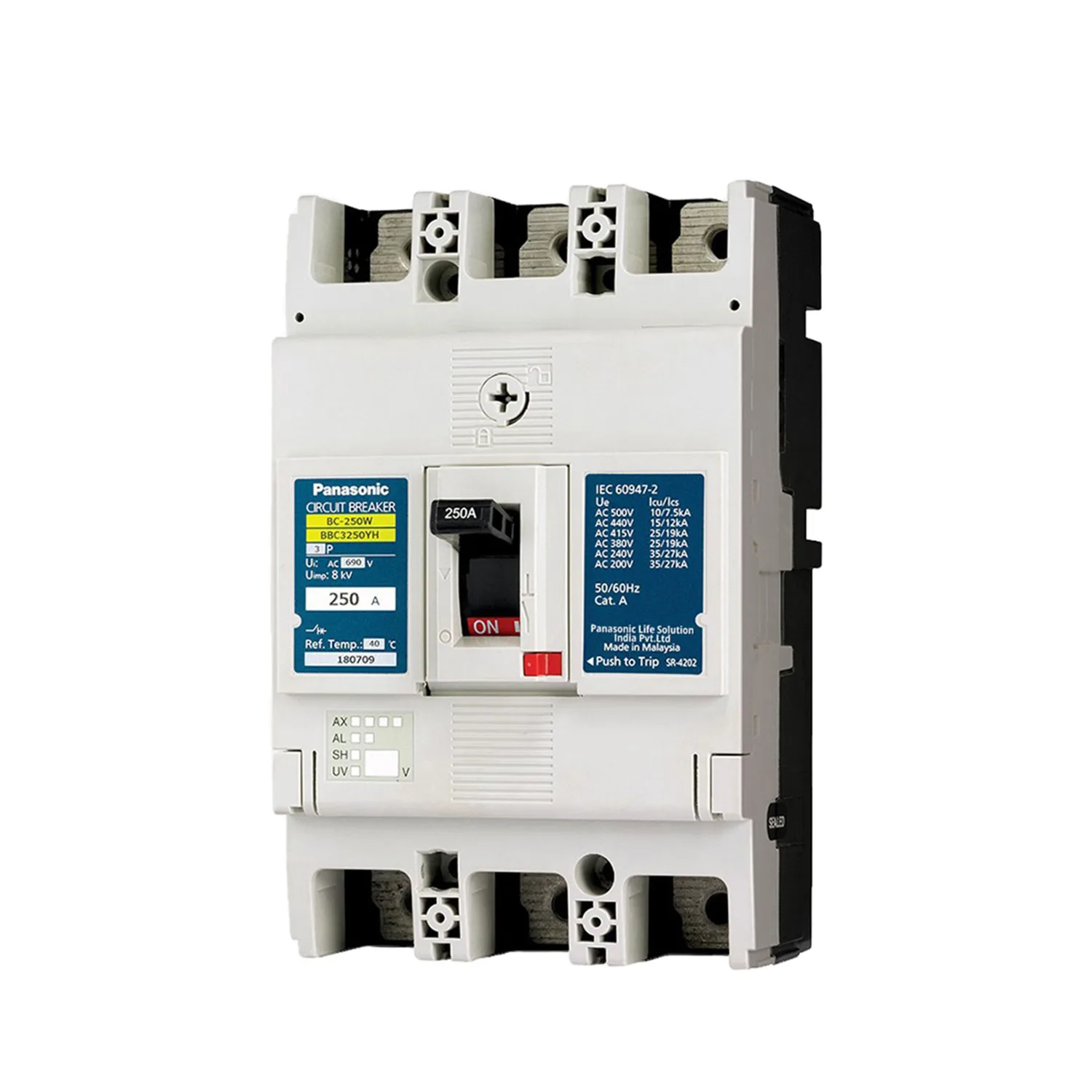 Aptomat MCCB Khối Panasonic 3P 250A BBC3250YHV