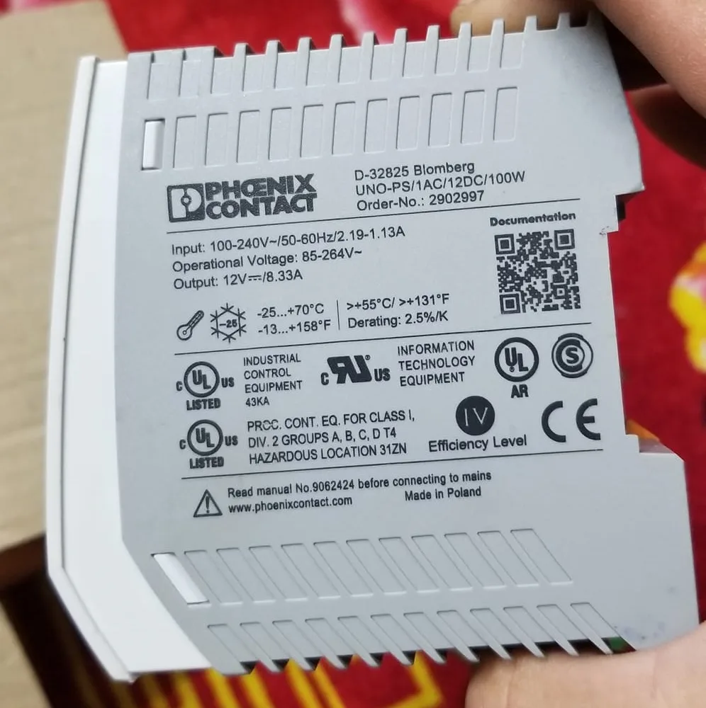 Bộ Nguồn Power Supply Phoenix 12VDC 100W 2902997